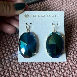 Kendra Scott Iridescent Oval Earrings